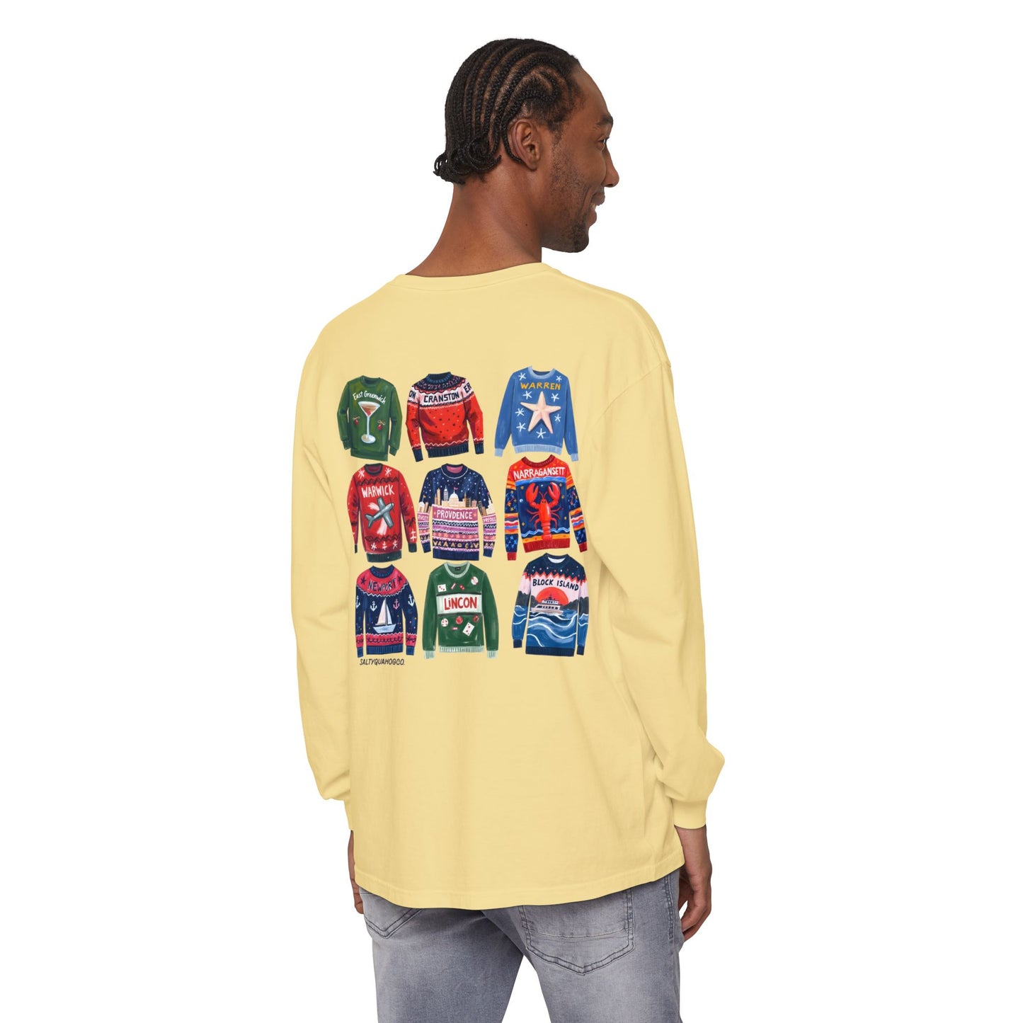 RI Ugly Sweater - Long Sleeve T-Shirt
