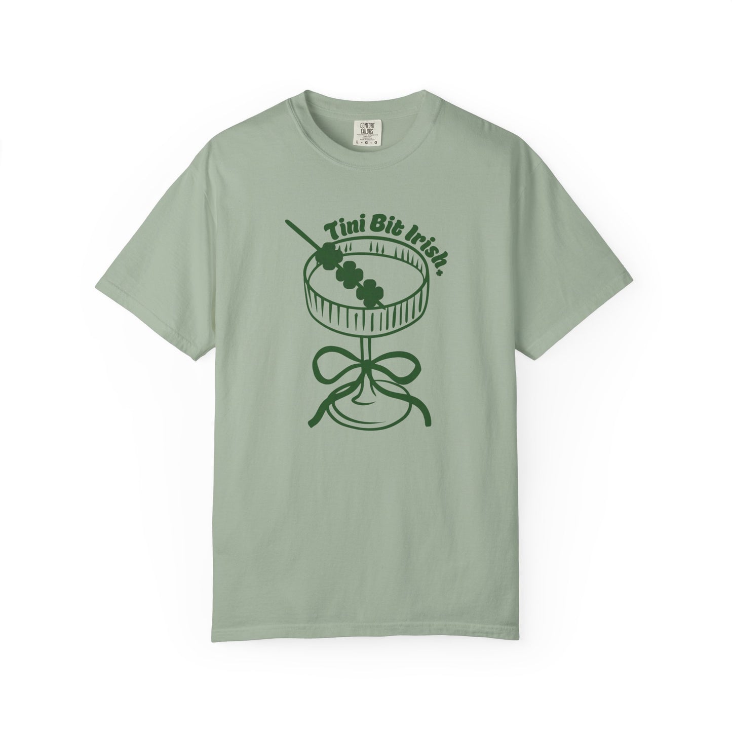 Tiny Bit Irish T-Shirt — Martini & Shamrock St. Patrick’s Day Tee