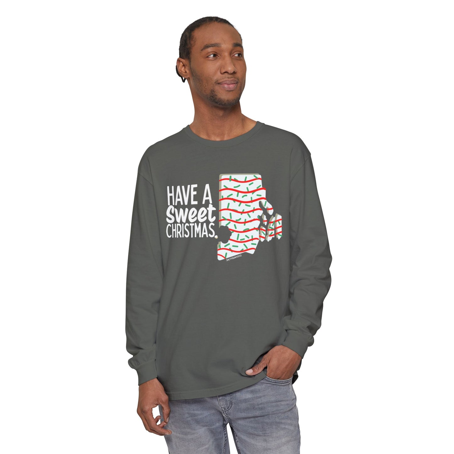 RI Shaped Holiday Cake- Long Sleeve