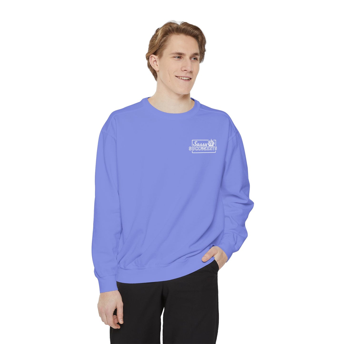 Shucking Love Succulent Graphic Sweatshirt Crewneck