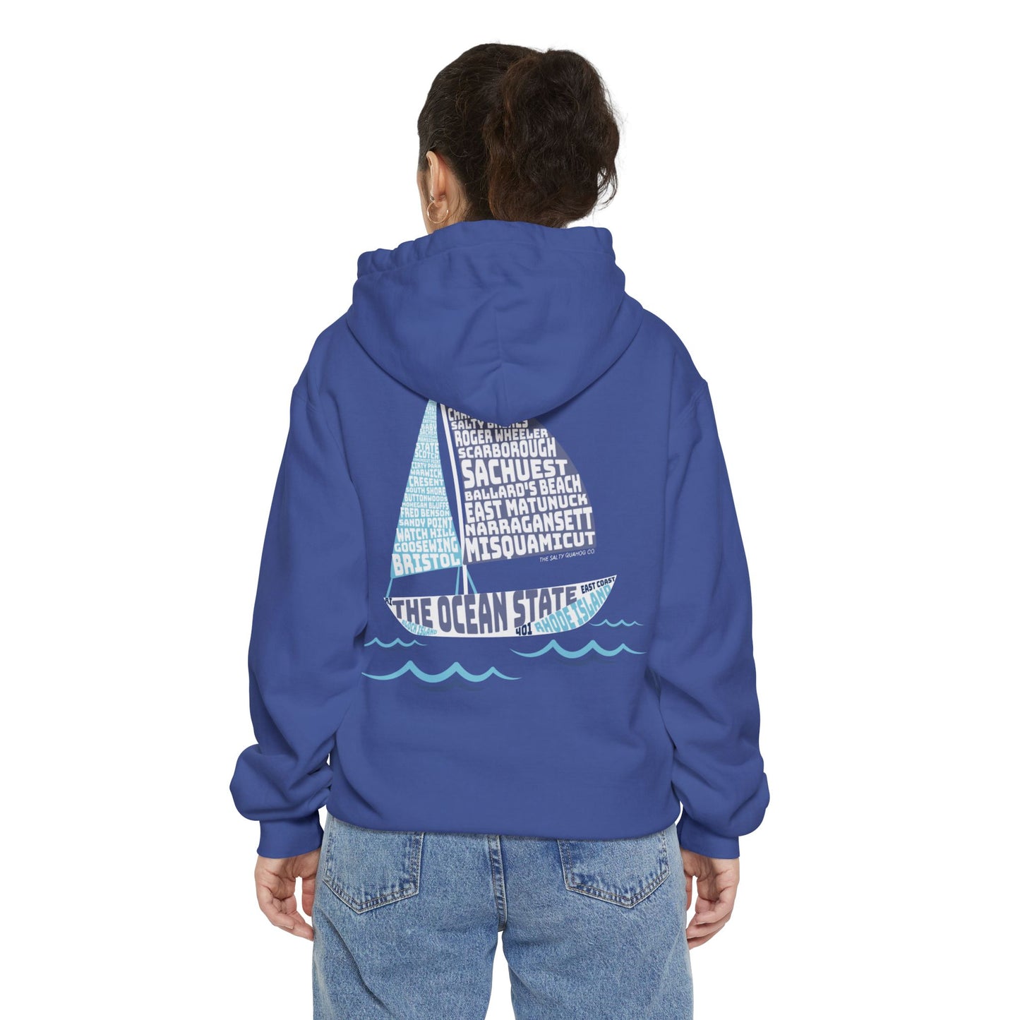 Rhode Island Beaches  Hoodie