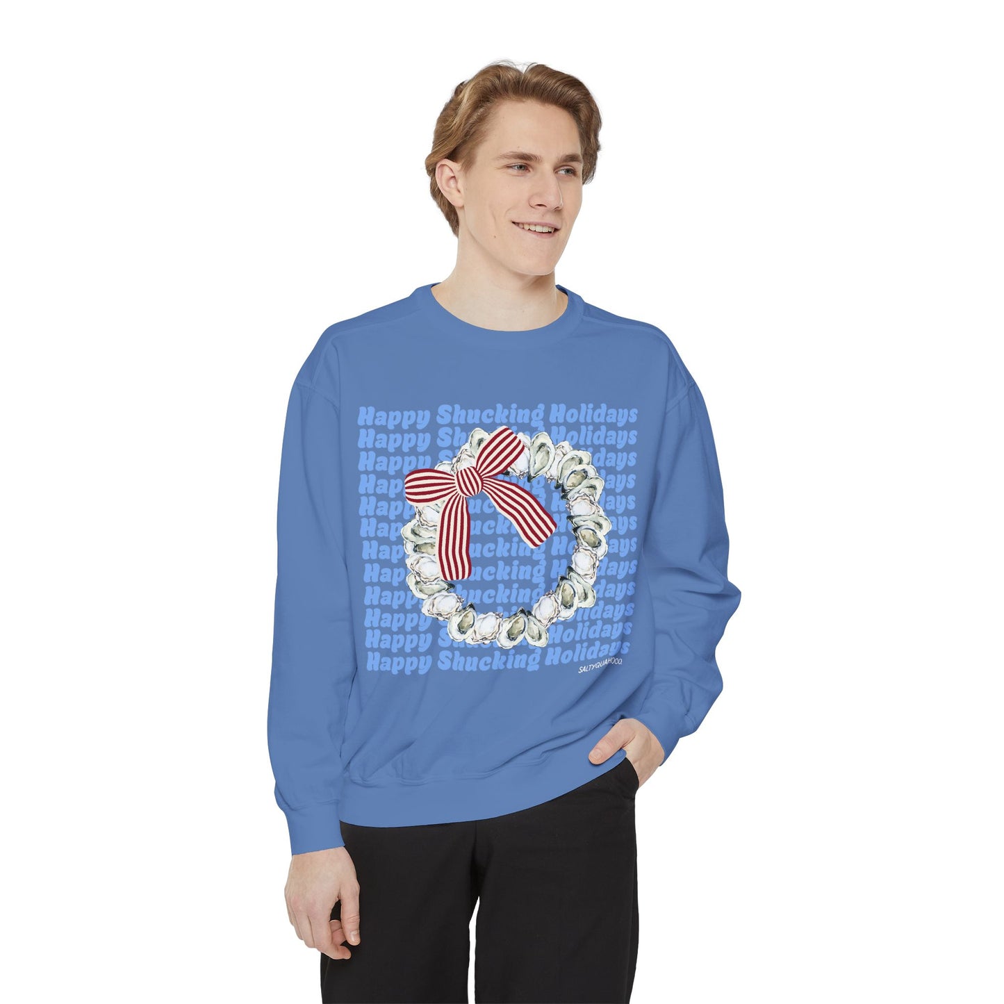 Happy Shucking Holidays-Crewneck