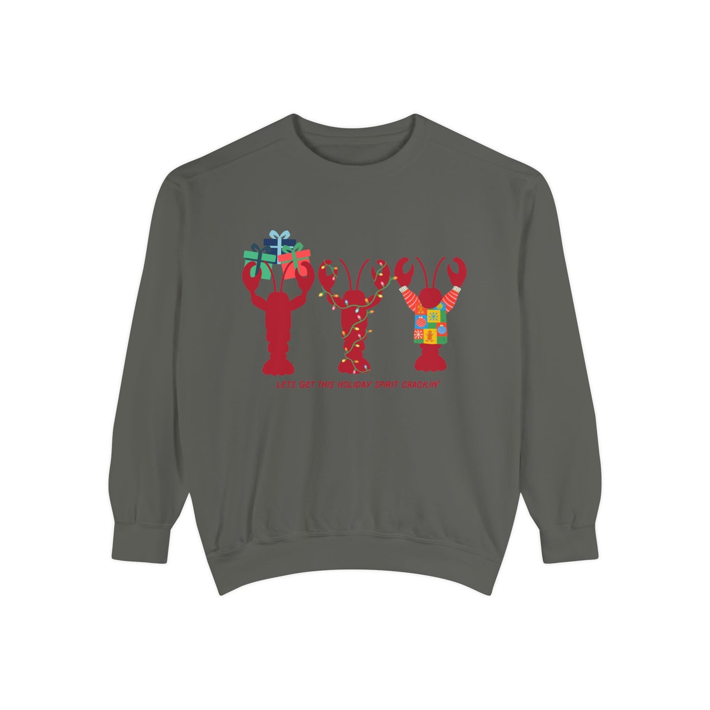 Lets Get This Holiday Spirit Crackin-Crewneck