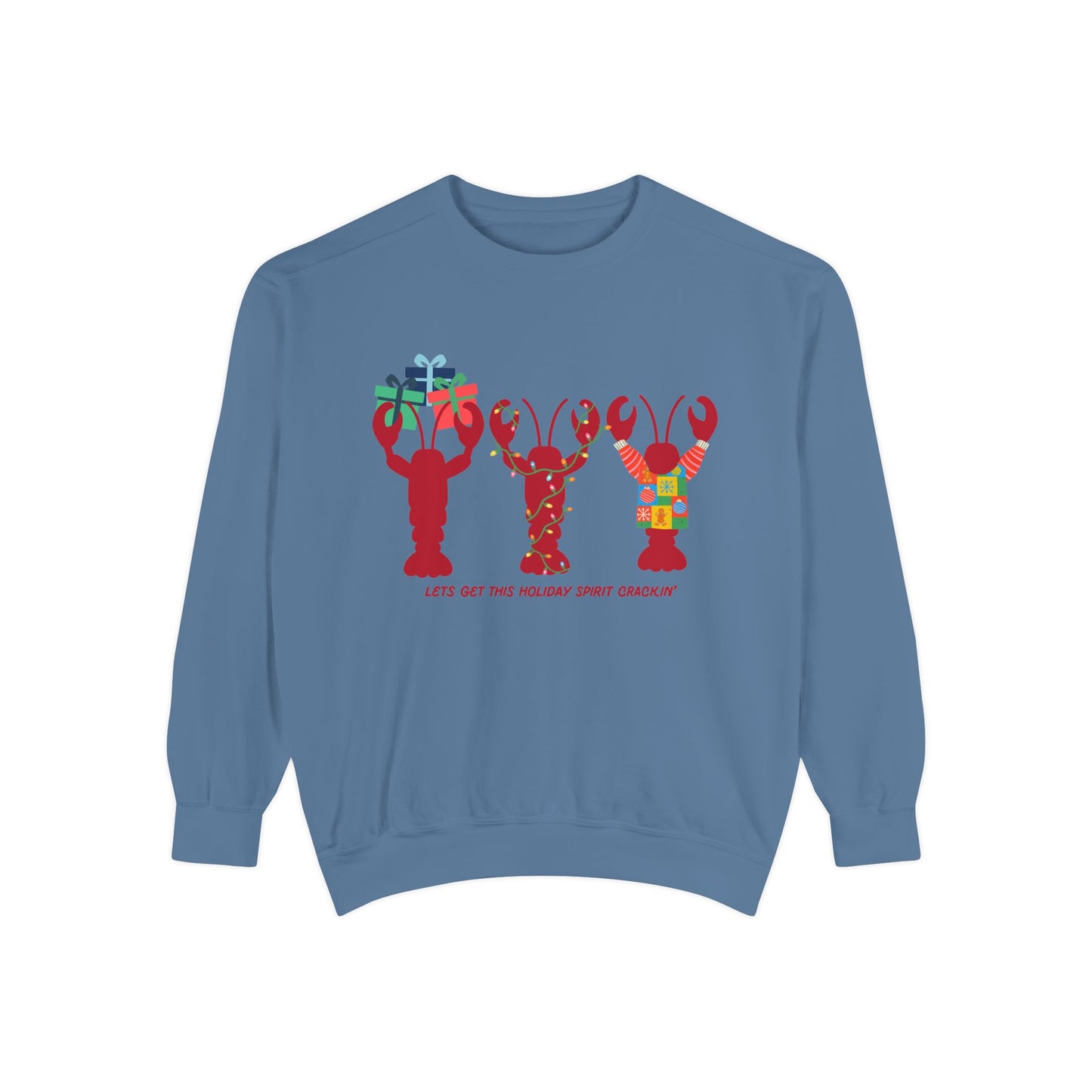Lets Get This Holiday Spirit Crackin-Crewneck