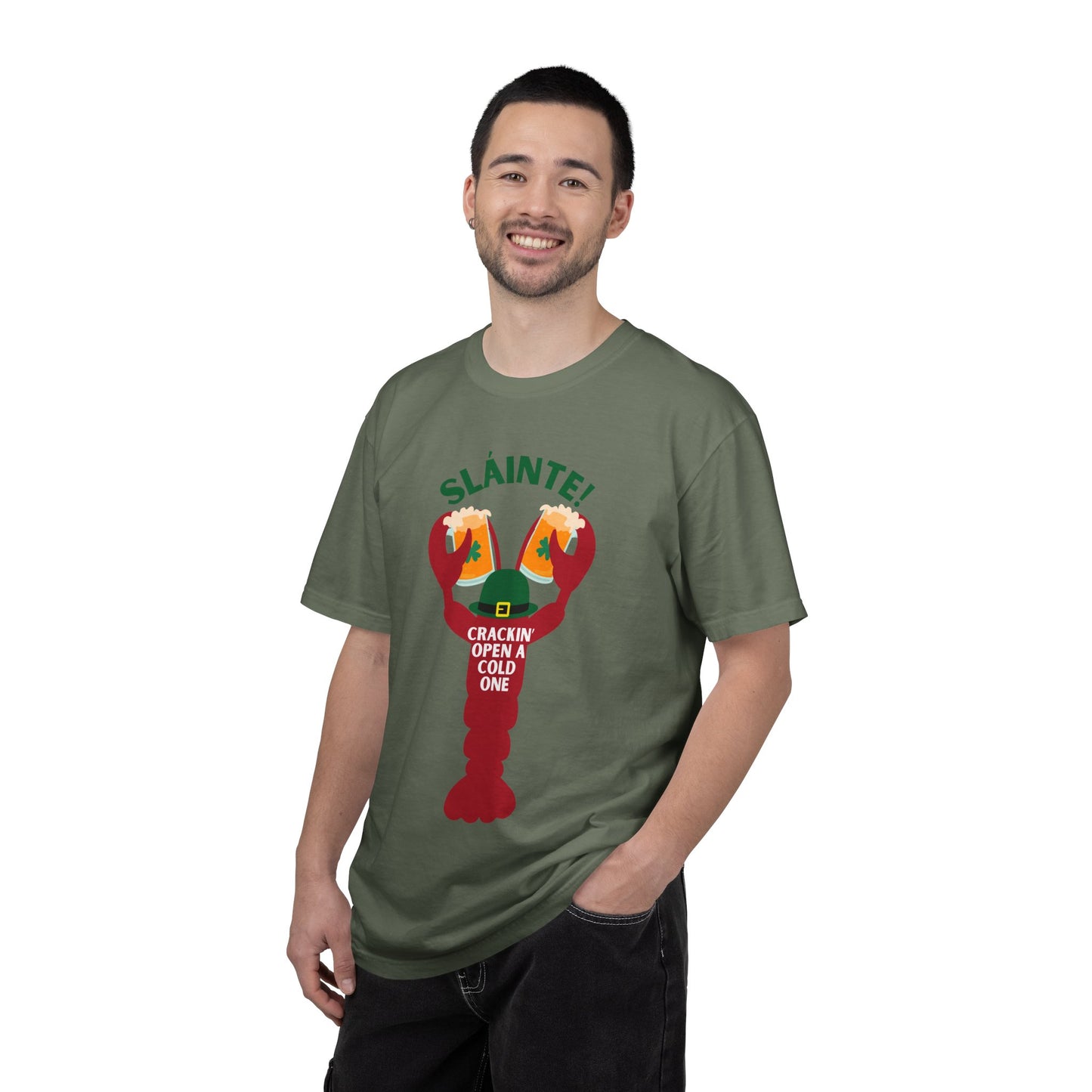 Crackin Open a Cold One Lobster Tee
