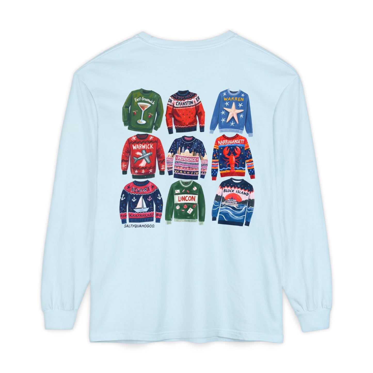 RI Ugly Sweater - Long Sleeve T-Shirt