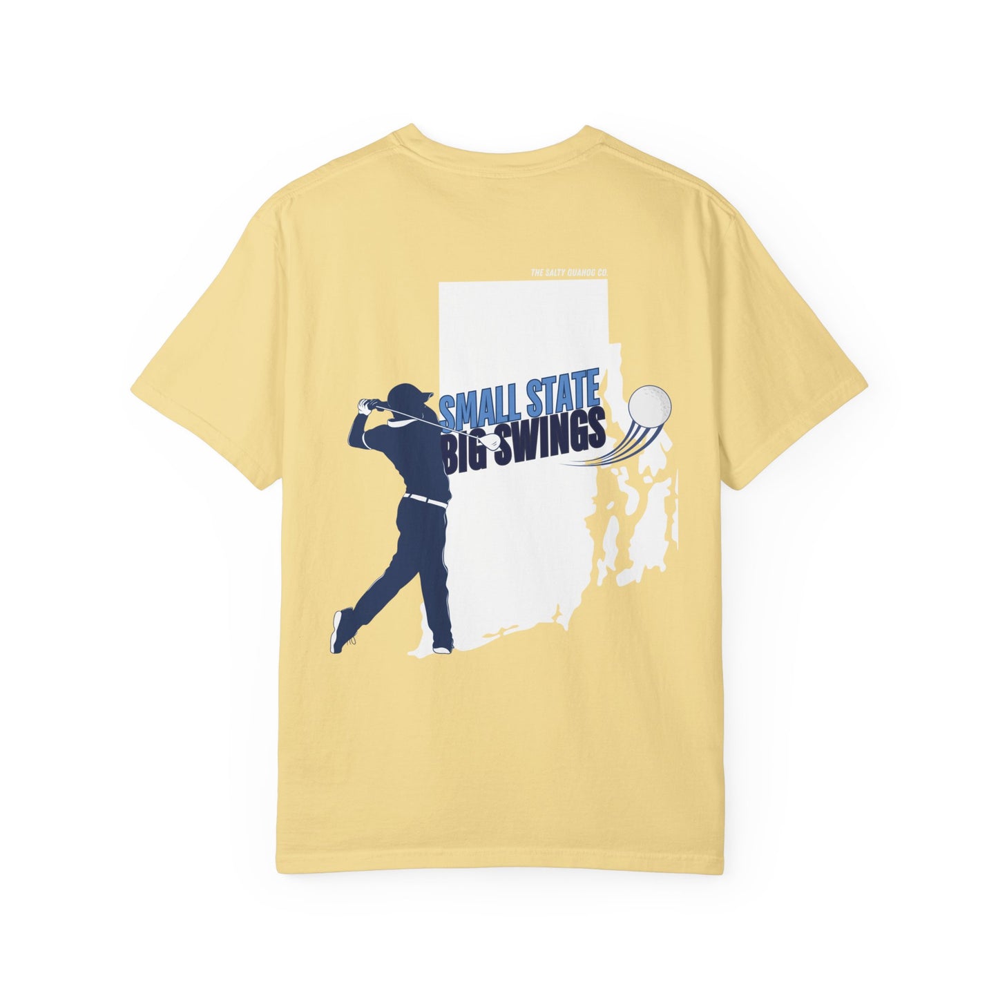 Small State Big Swings- Golfer Coastal Tee