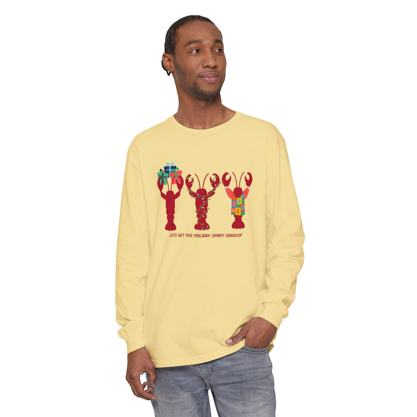 Lets Get This Holiday Spirit Crackin- Long Sleeve