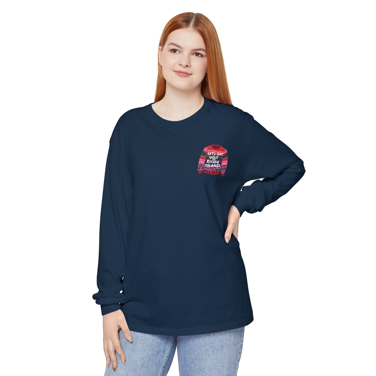 RI Ugly Sweater - Long Sleeve T-Shirt