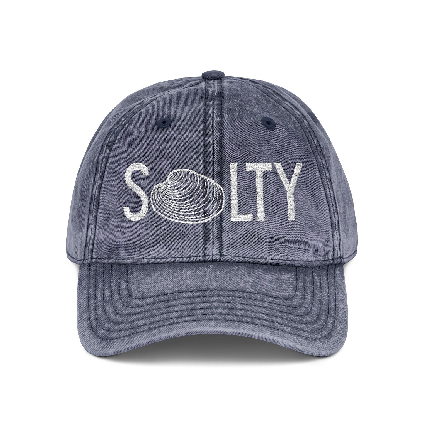 Embroidered Cap - Salty Quahog Rhode Island Themed
