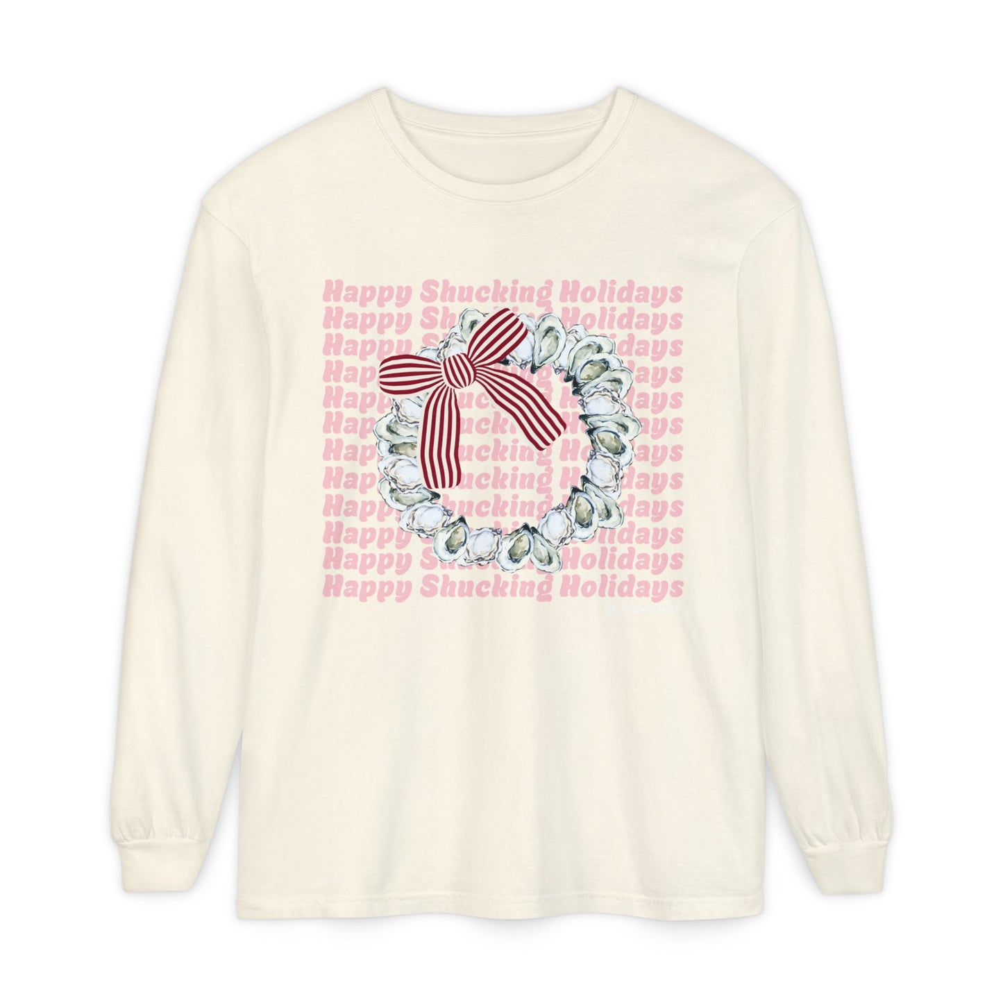 Happy Shucking Holidays Long Sleeve T-Shirt