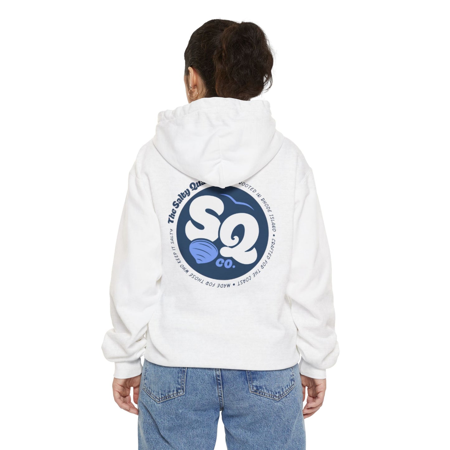 Salty. Hoodie with Logo on back