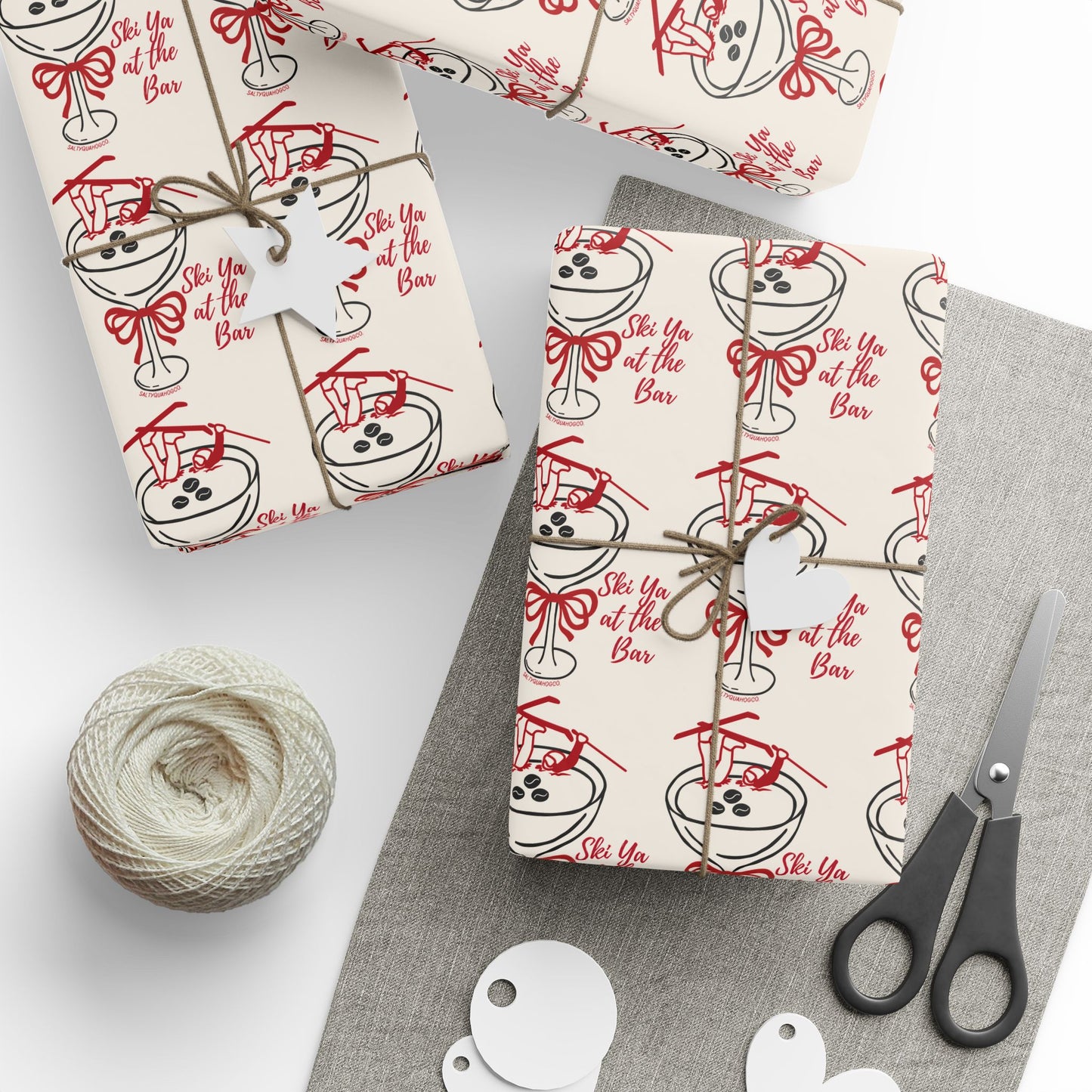 Ski Ya at the Bar- Wrapping Paper