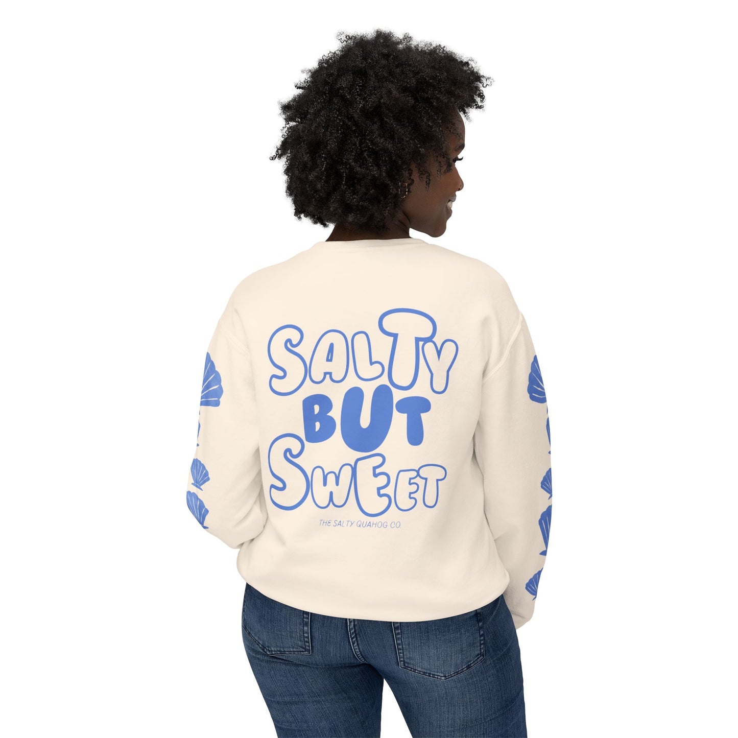 Salty But Sweet Unisex Lightweight Crewneck Sweatshirt