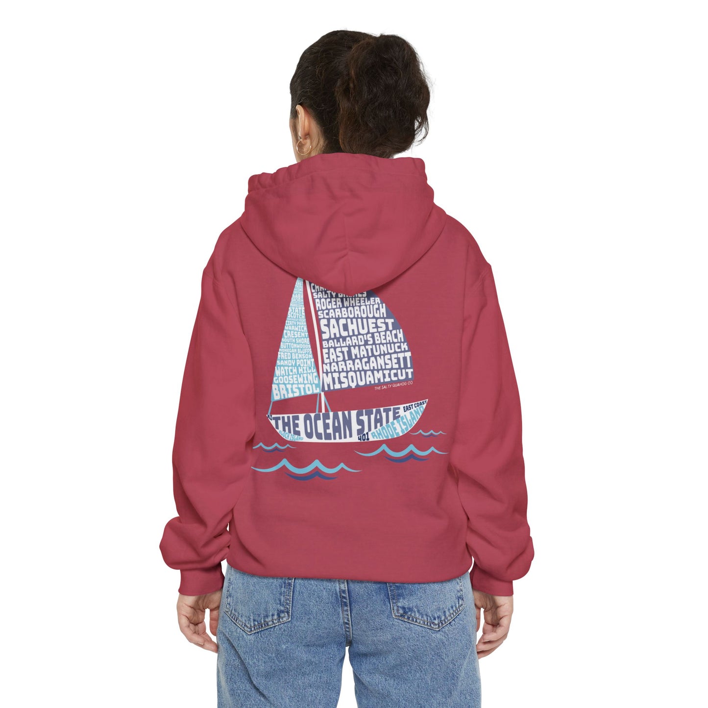 Rhode Island Beaches  Hoodie