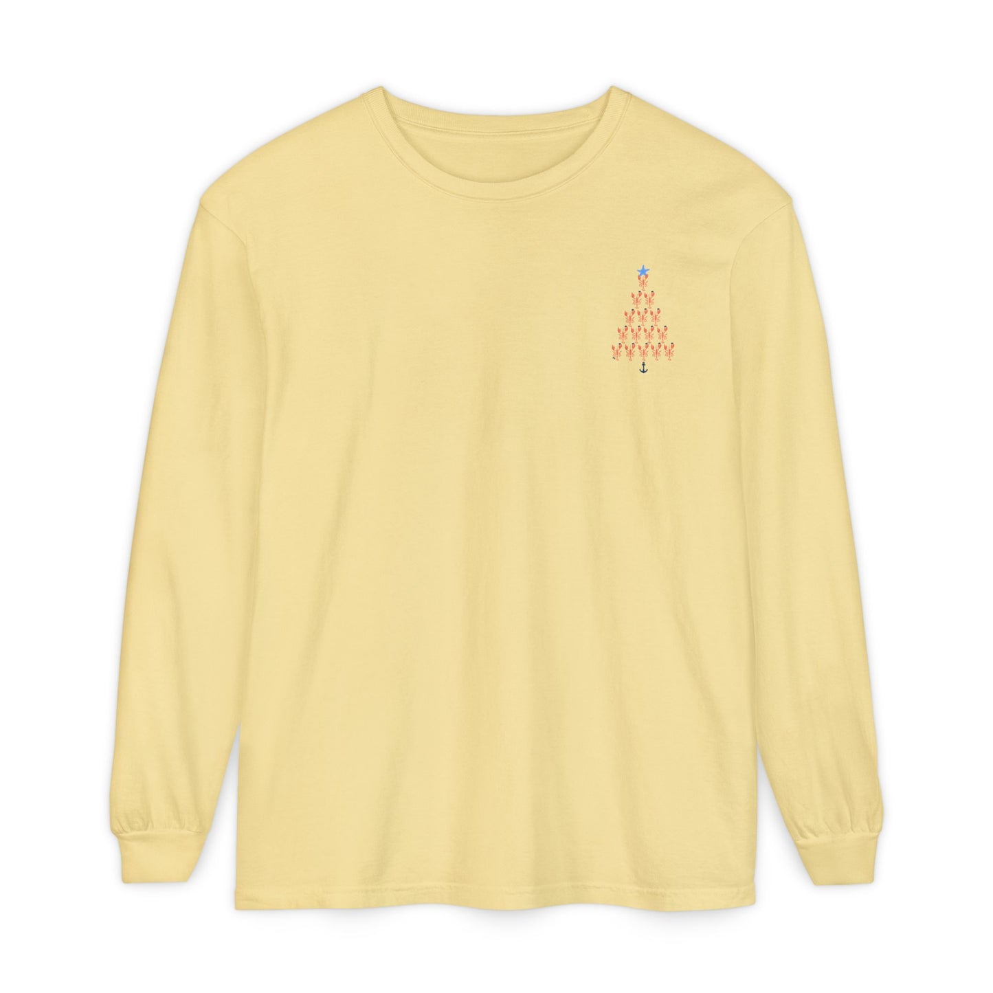 Quahog Lobster Shaped as a Lobster - Long Sleeve T-Shirt