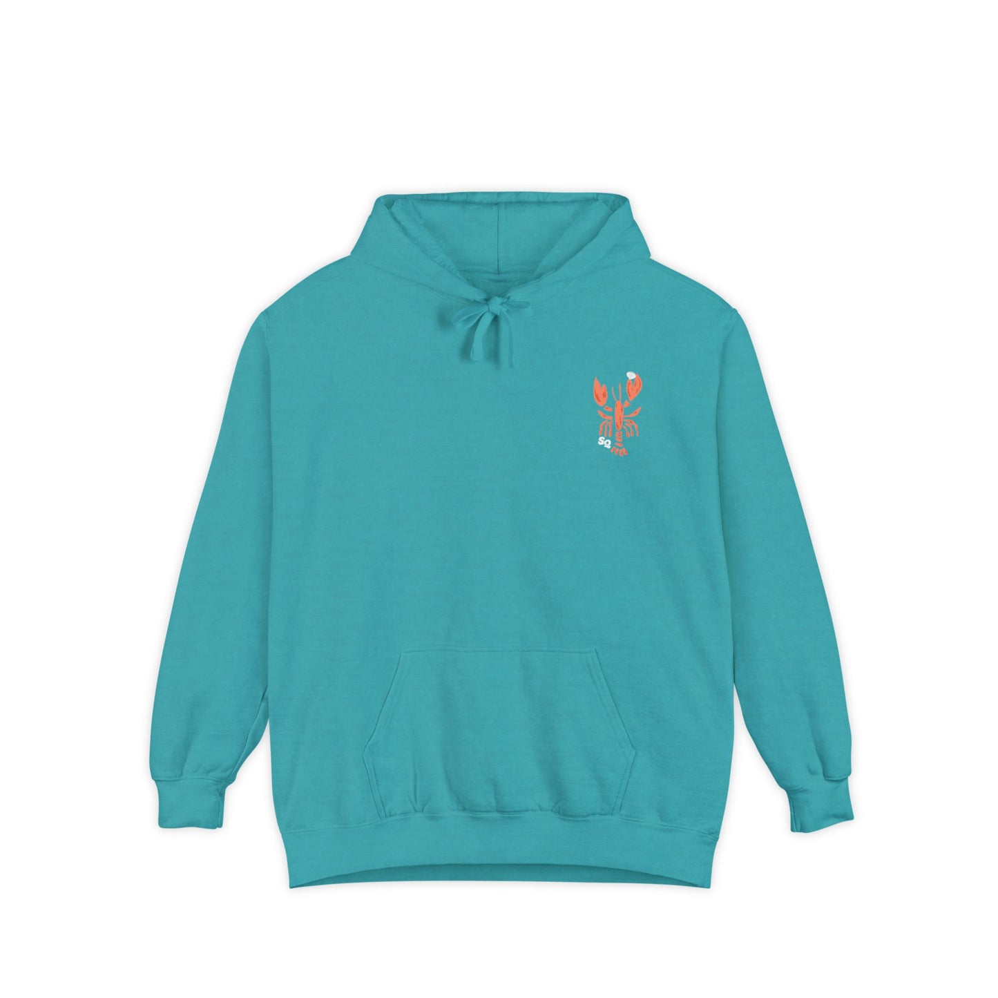 Salty Quahog Hoodie with logo on back