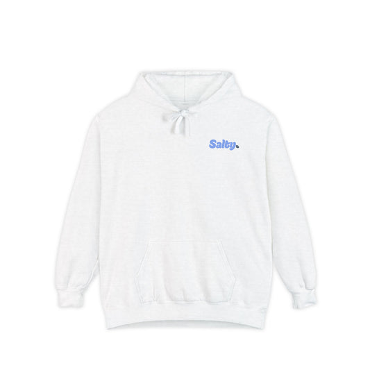 Salty. Hoodie with Logo on back