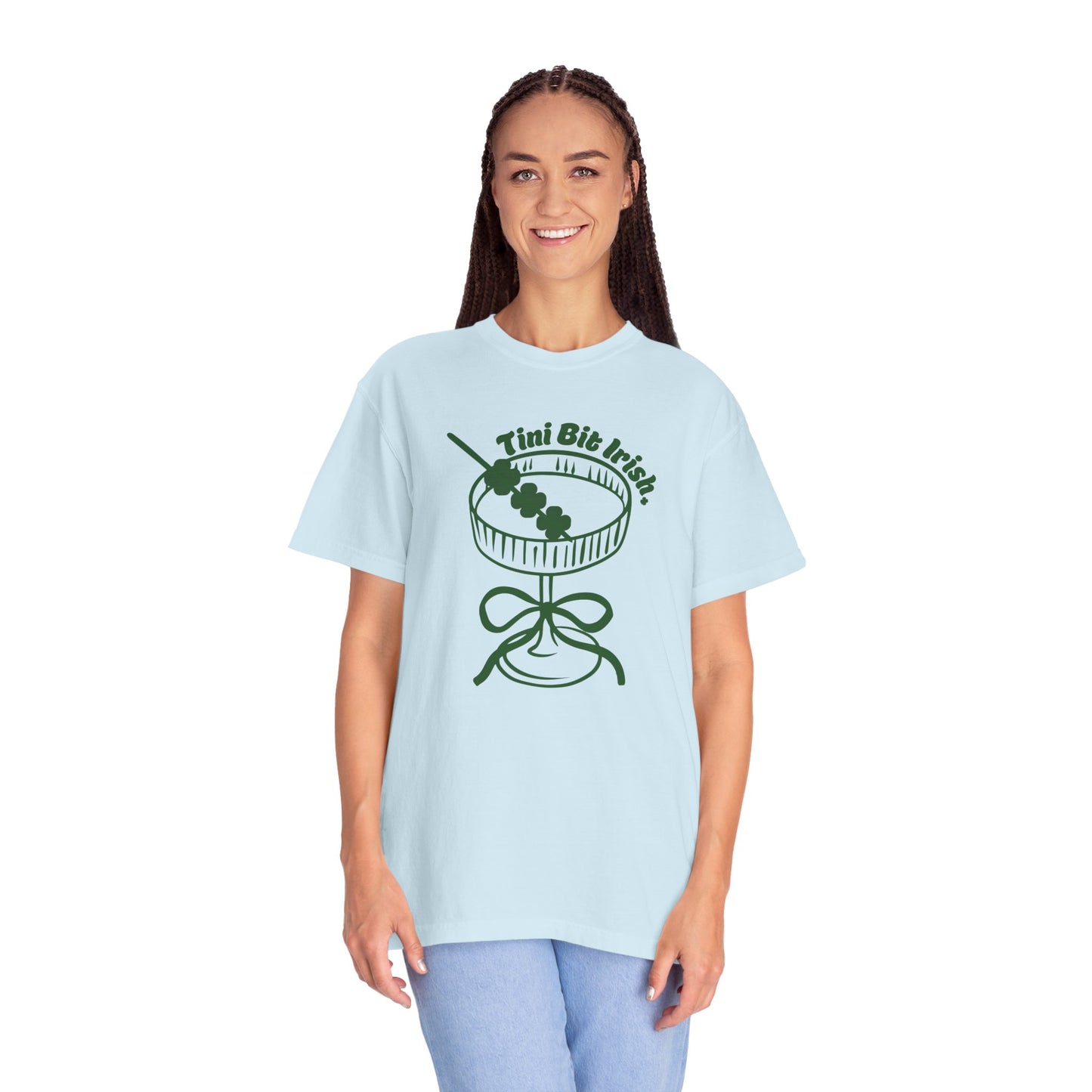 Tiny Bit Irish T-Shirt — Martini & Shamrock St. Patrick’s Day Tee