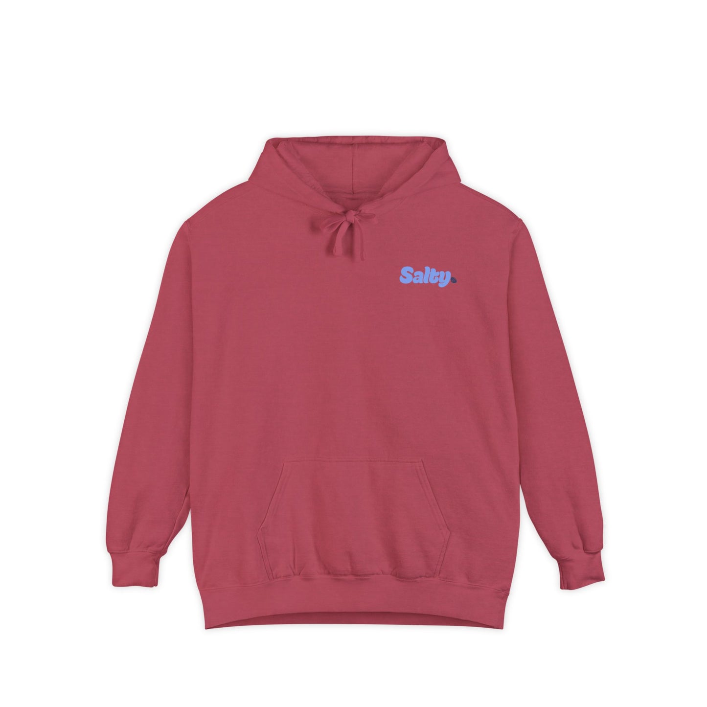 Salty. Hoodie with Logo on back