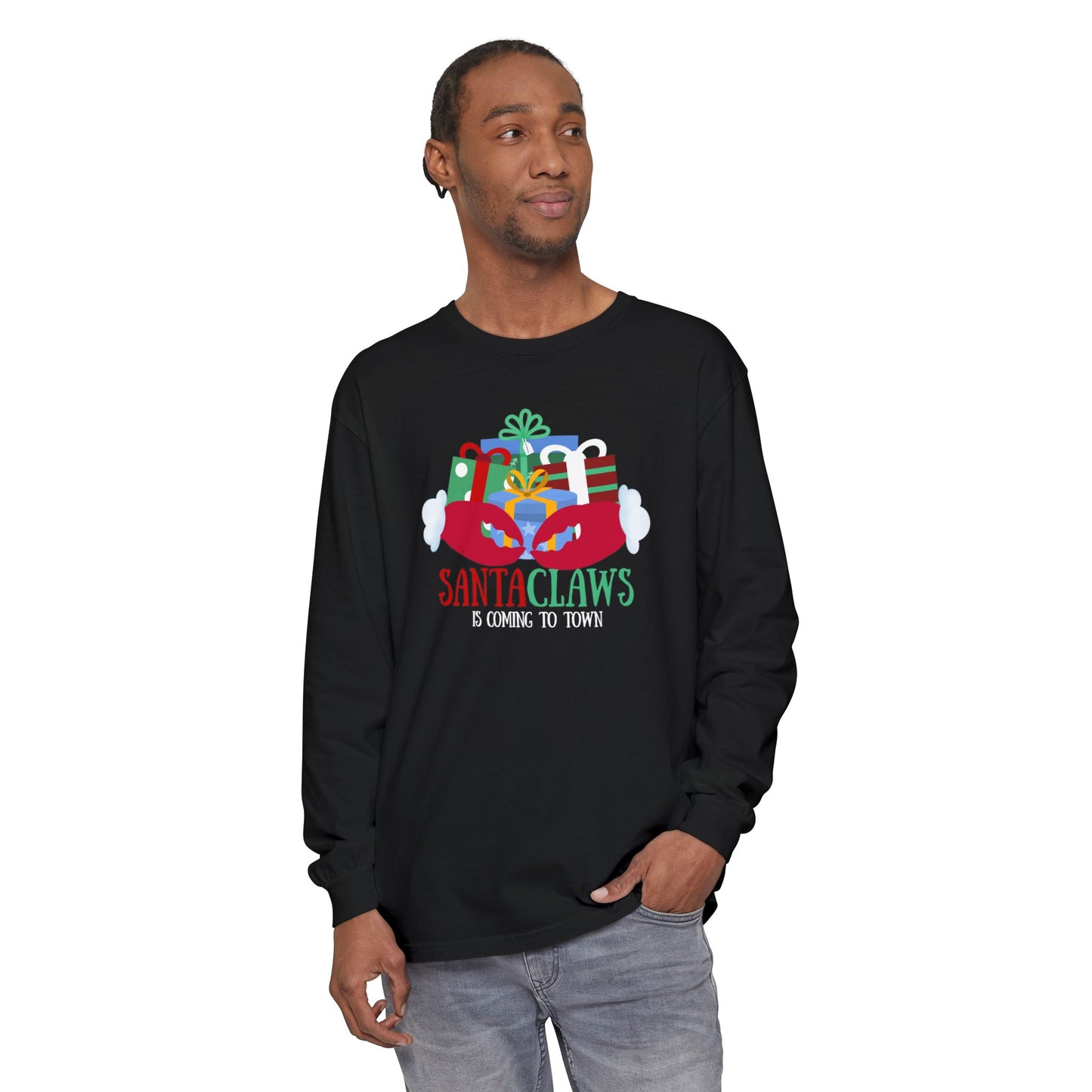 Santa Claws- Long Sleeve