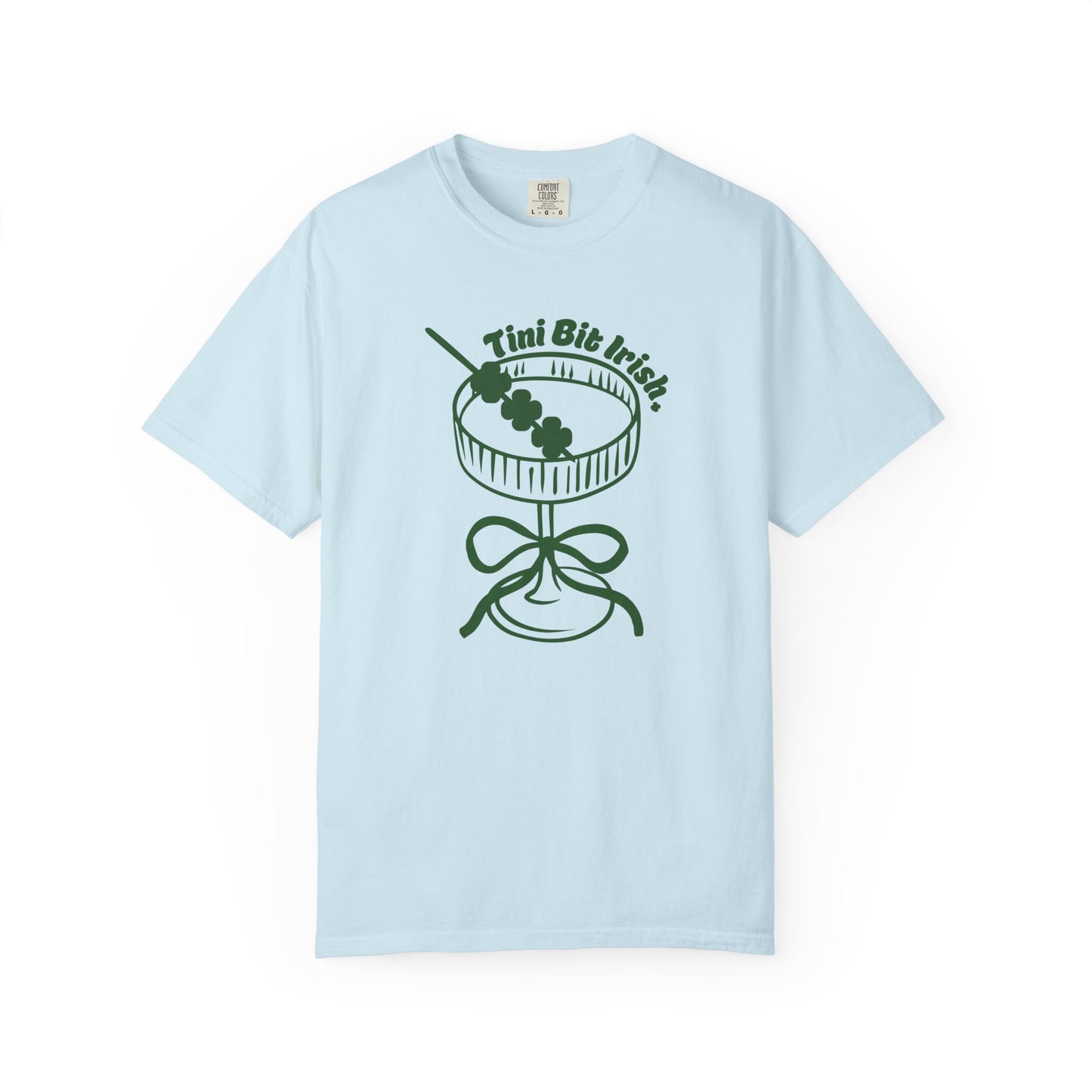 Tiny Bit Irish T-Shirt — Martini & Shamrock St. Patrick’s Day Tee