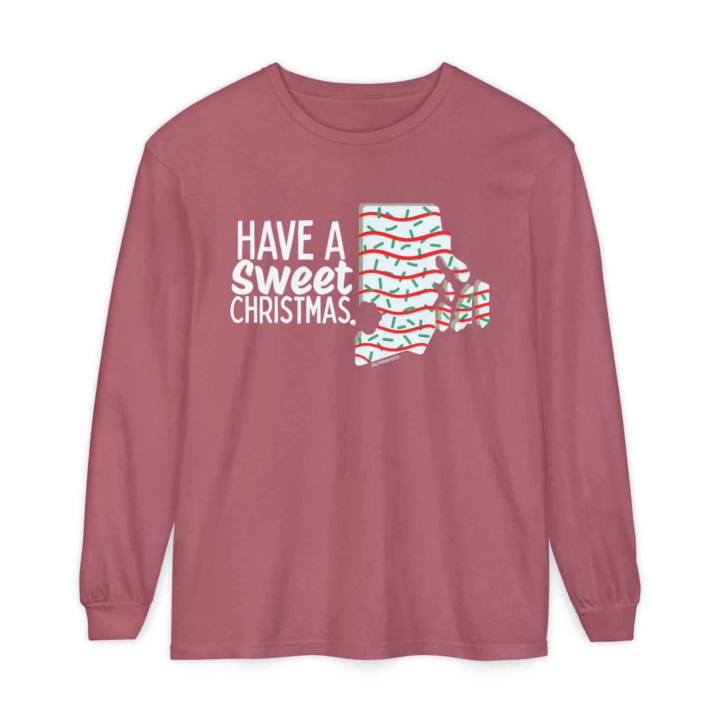 RI Shaped Holiday Cake- Long Sleeve