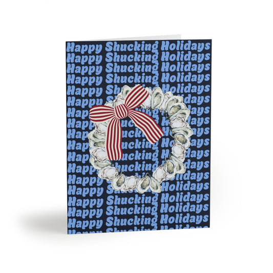 Happy Shucking Holidays Greeting Cards (8, 16, 24 pcs)