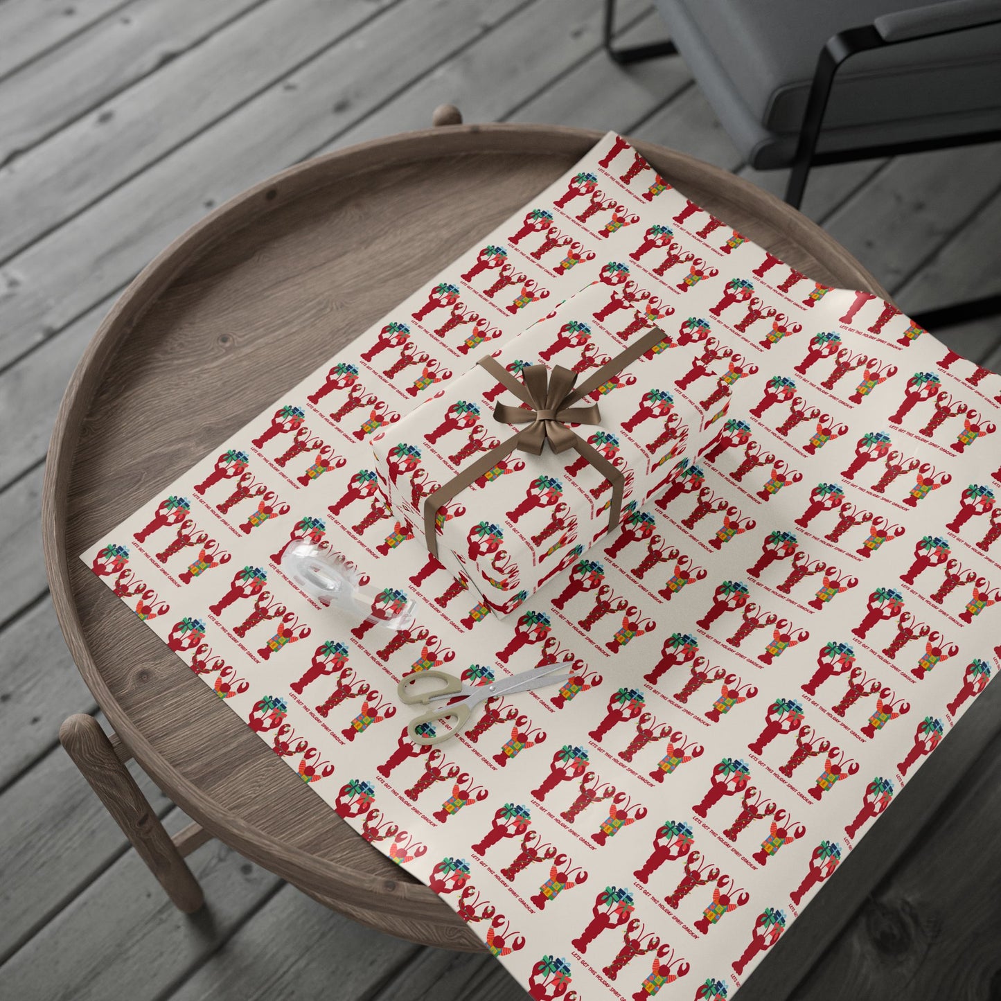 Lets Get This Holiday Spirit Crackin- Wrapping Paper