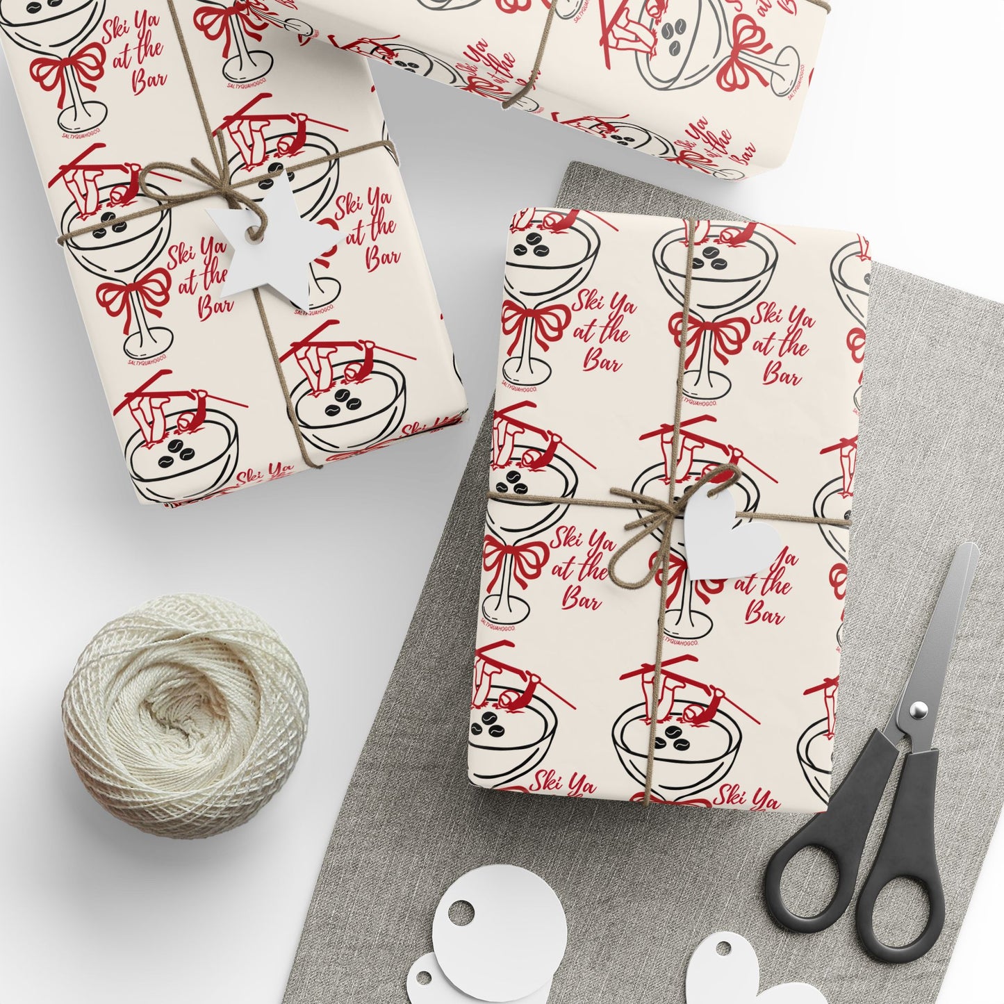 Ski Ya at the Bar- Wrapping Paper