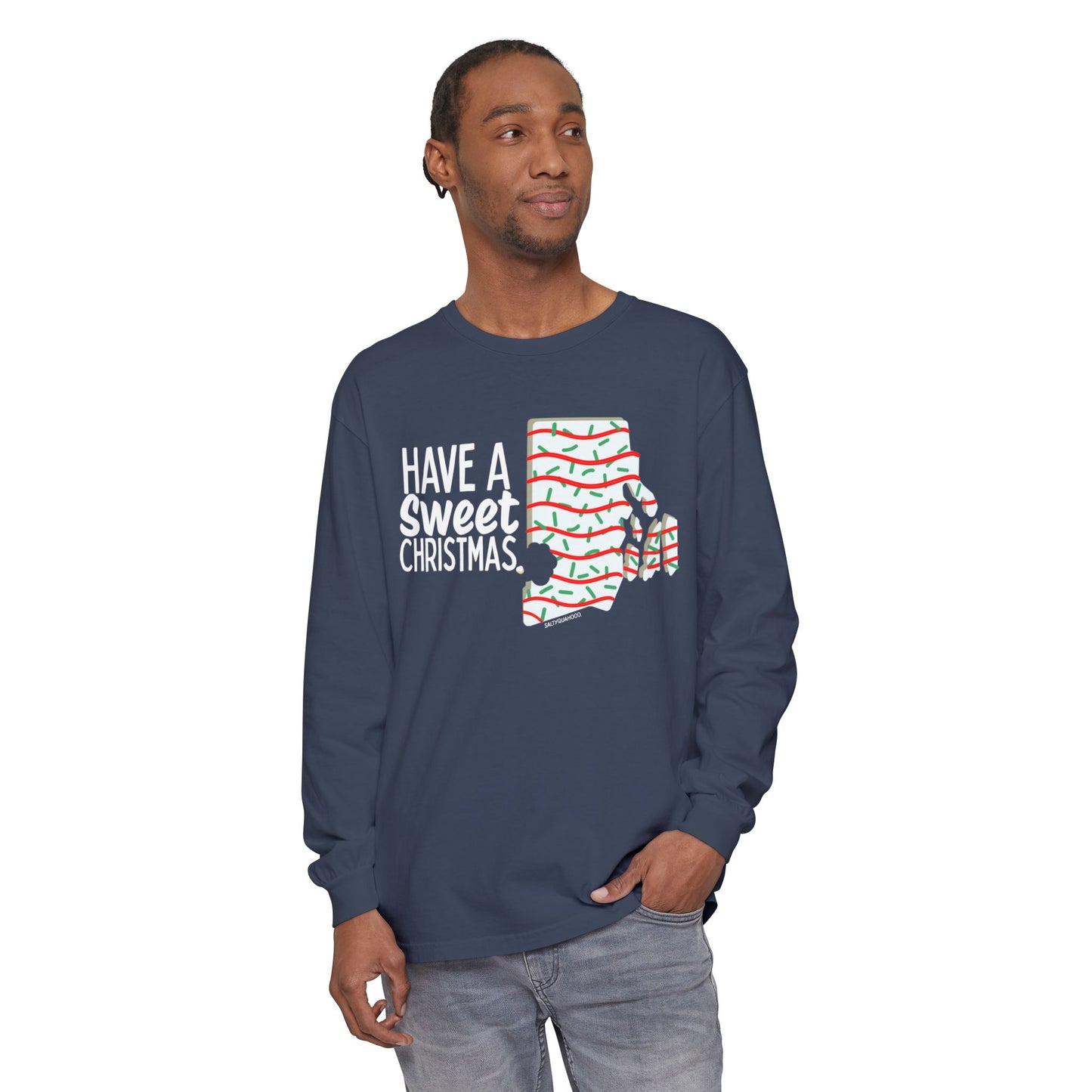 RI Shaped Holiday Cake- Long Sleeve