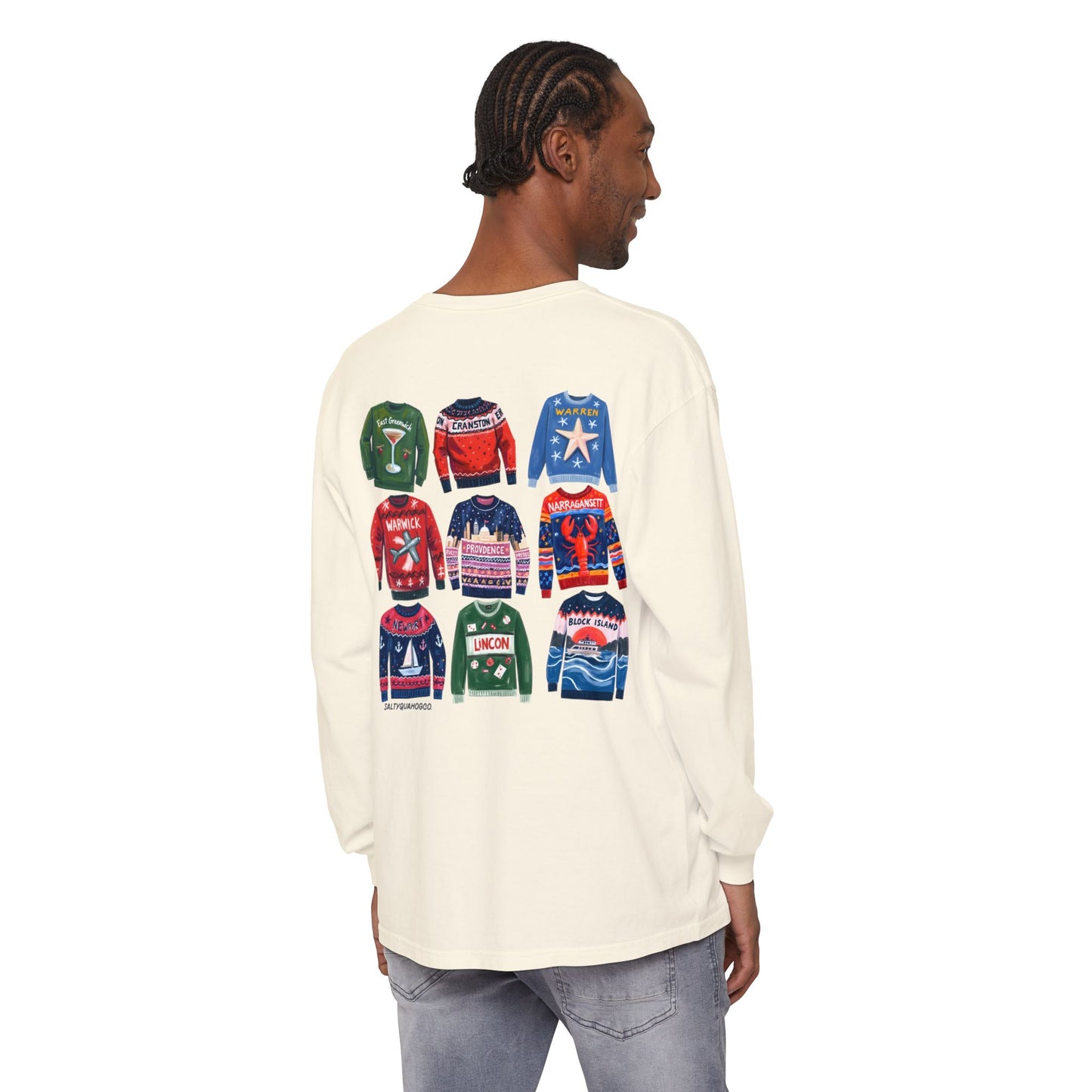 RI Ugly Sweater - Long Sleeve T-Shirt