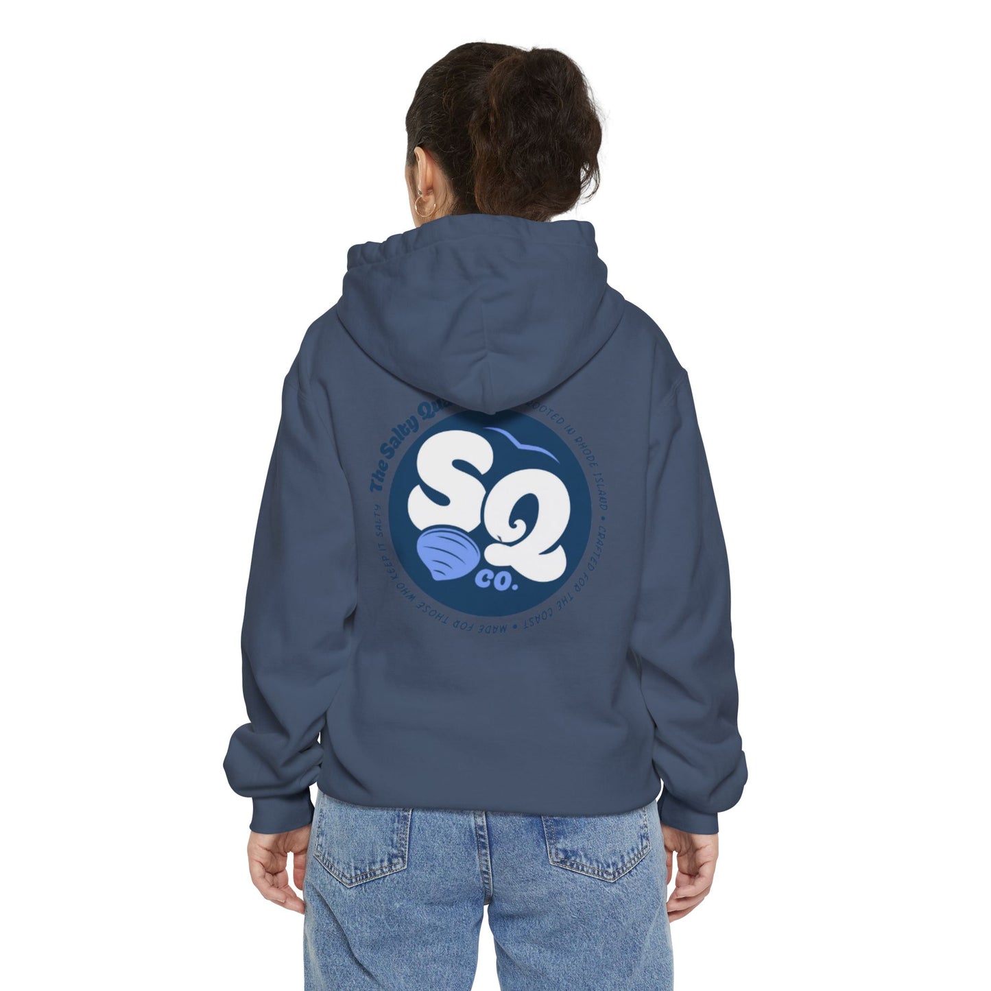 Salty. Hoodie with Logo on back