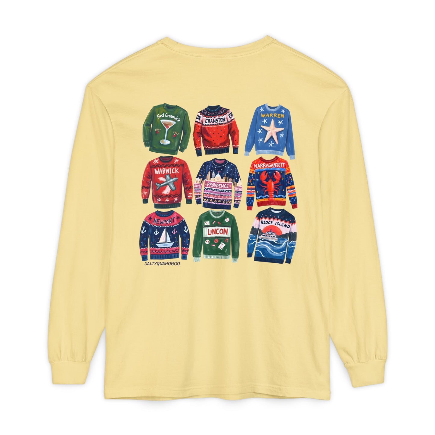 RI Ugly Sweater - Long Sleeve T-Shirt