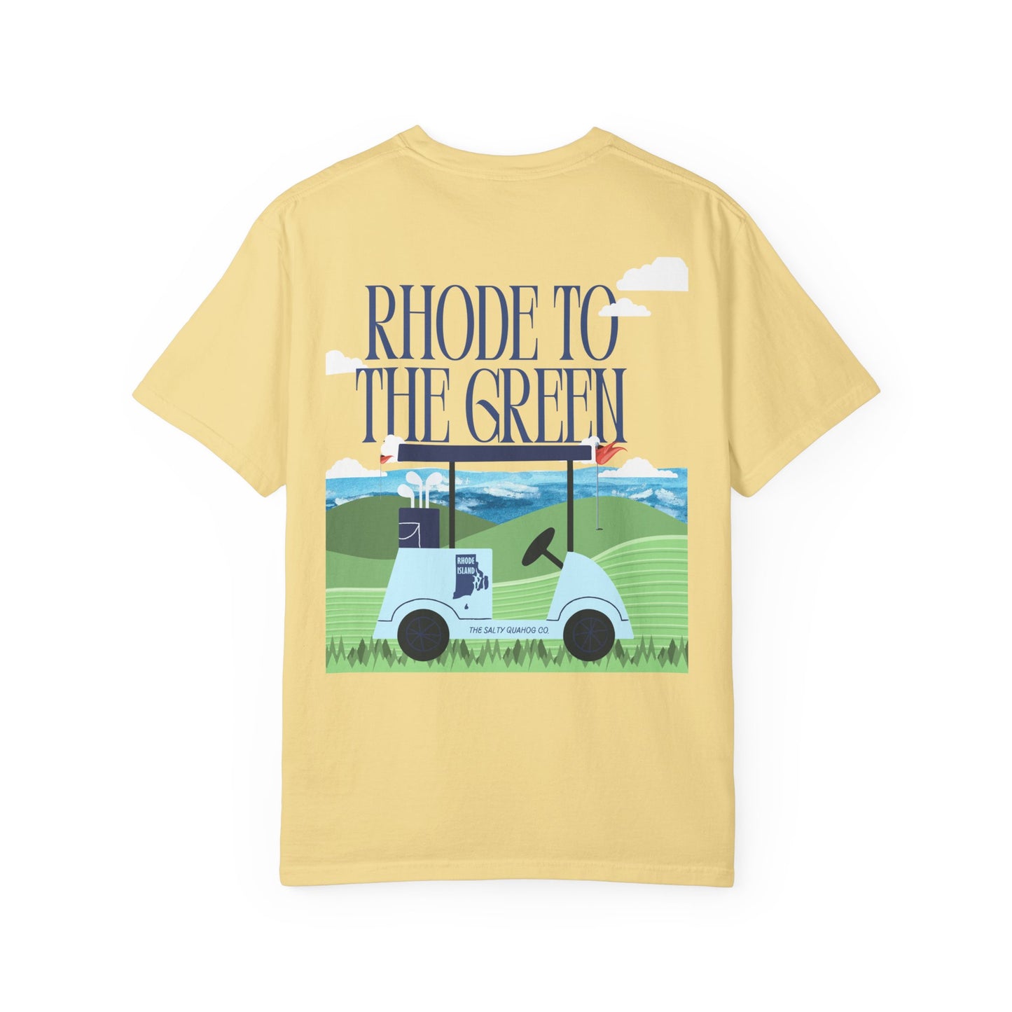 Rhode to the Green — Golfer Coastal Tee