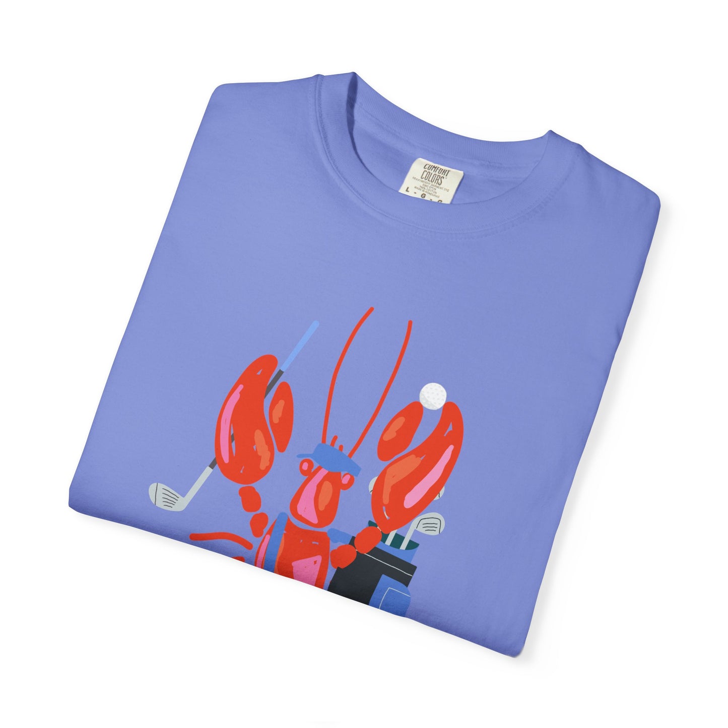 Salty Lobster Golfer- Golfer Coastal Tee