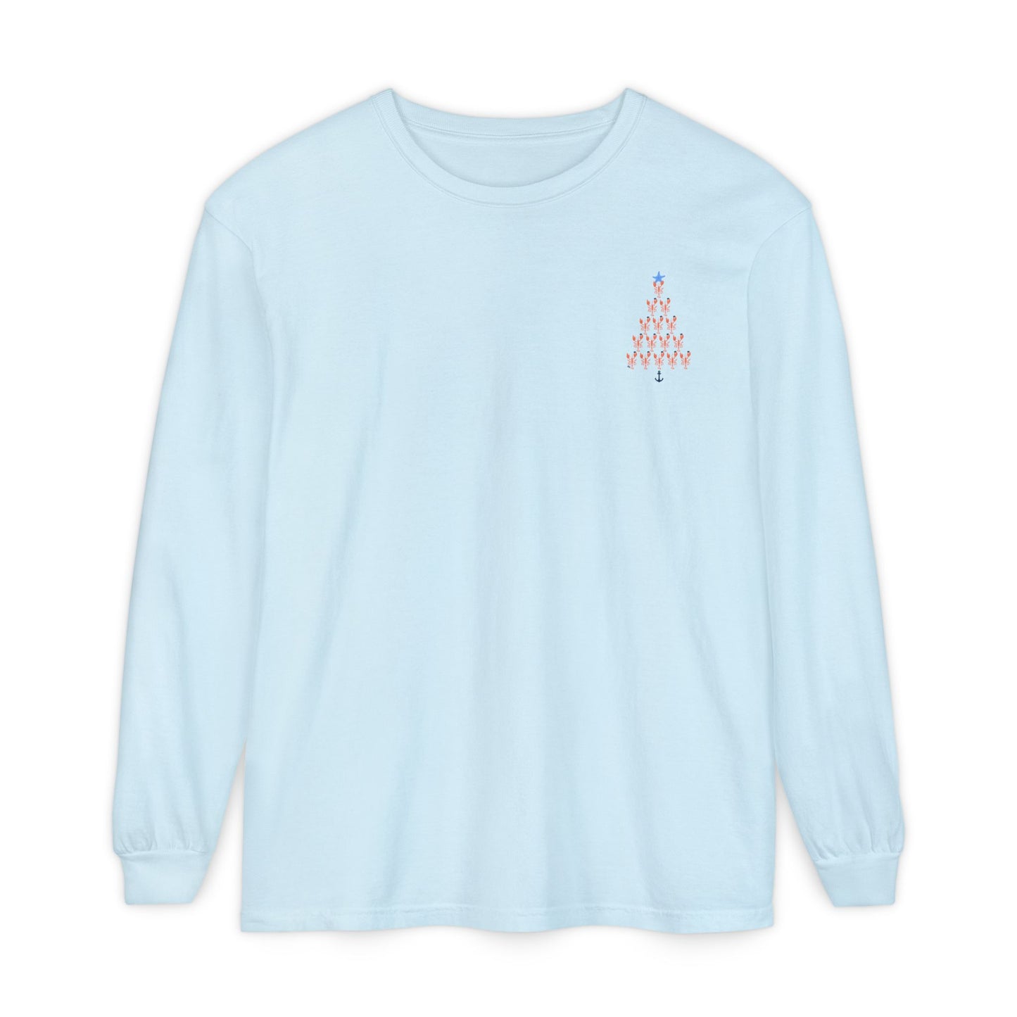 Quahog Lobster Shaped as a Lobster - Long Sleeve T-Shirt