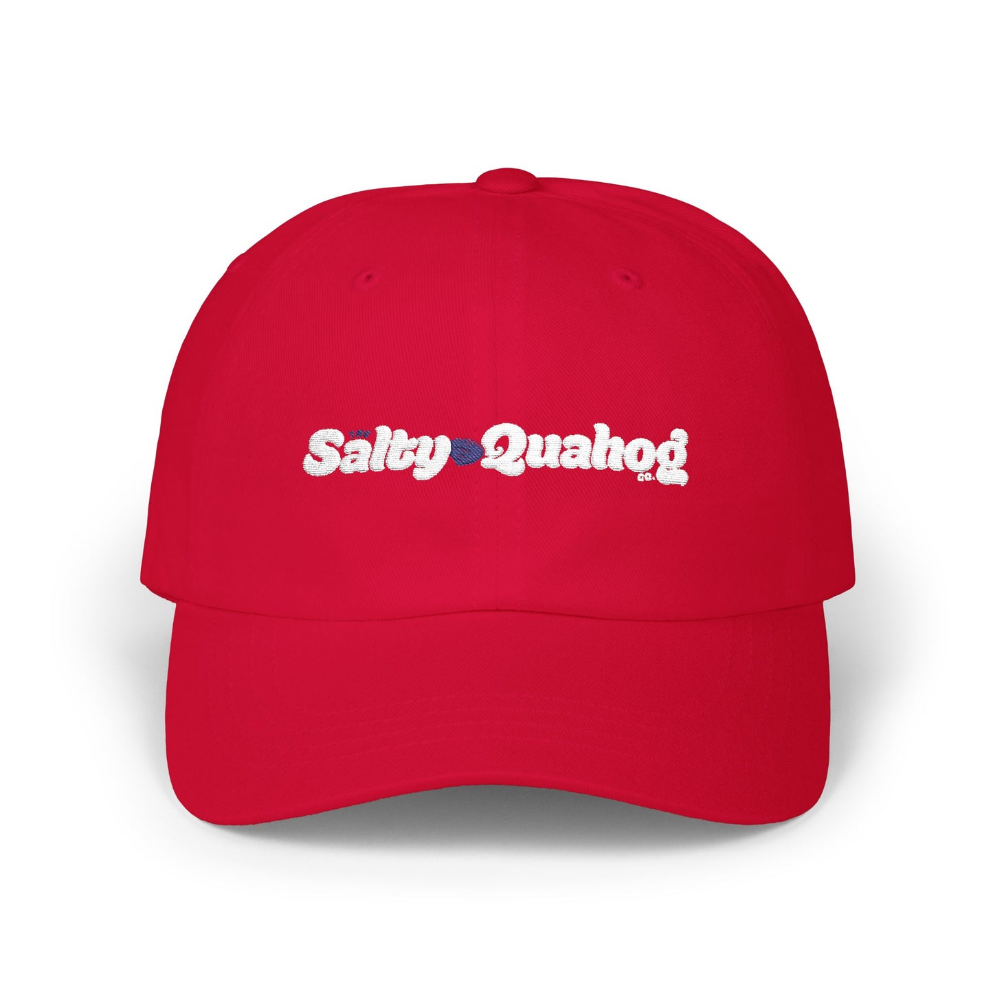 Salty Quahog Logo  Dad Cap