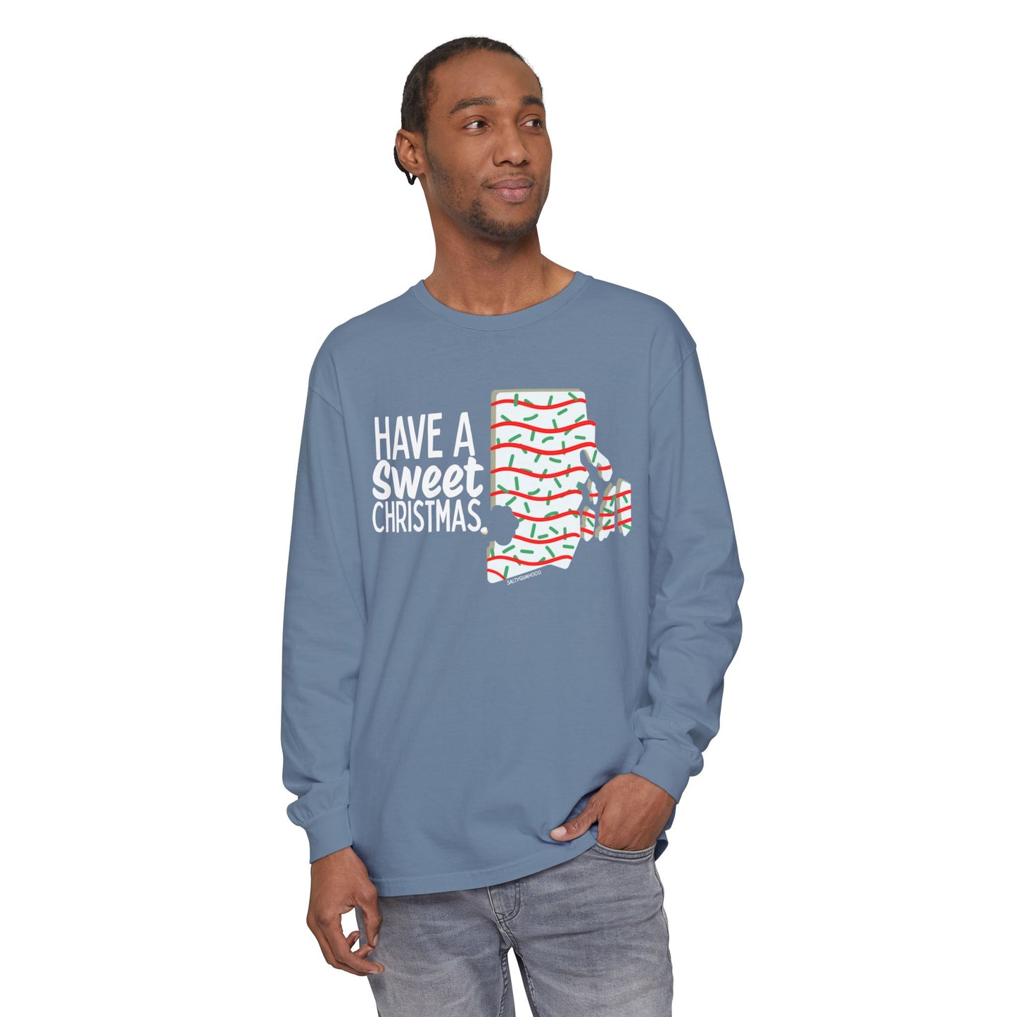 RI Shaped Holiday Cake- Long Sleeve