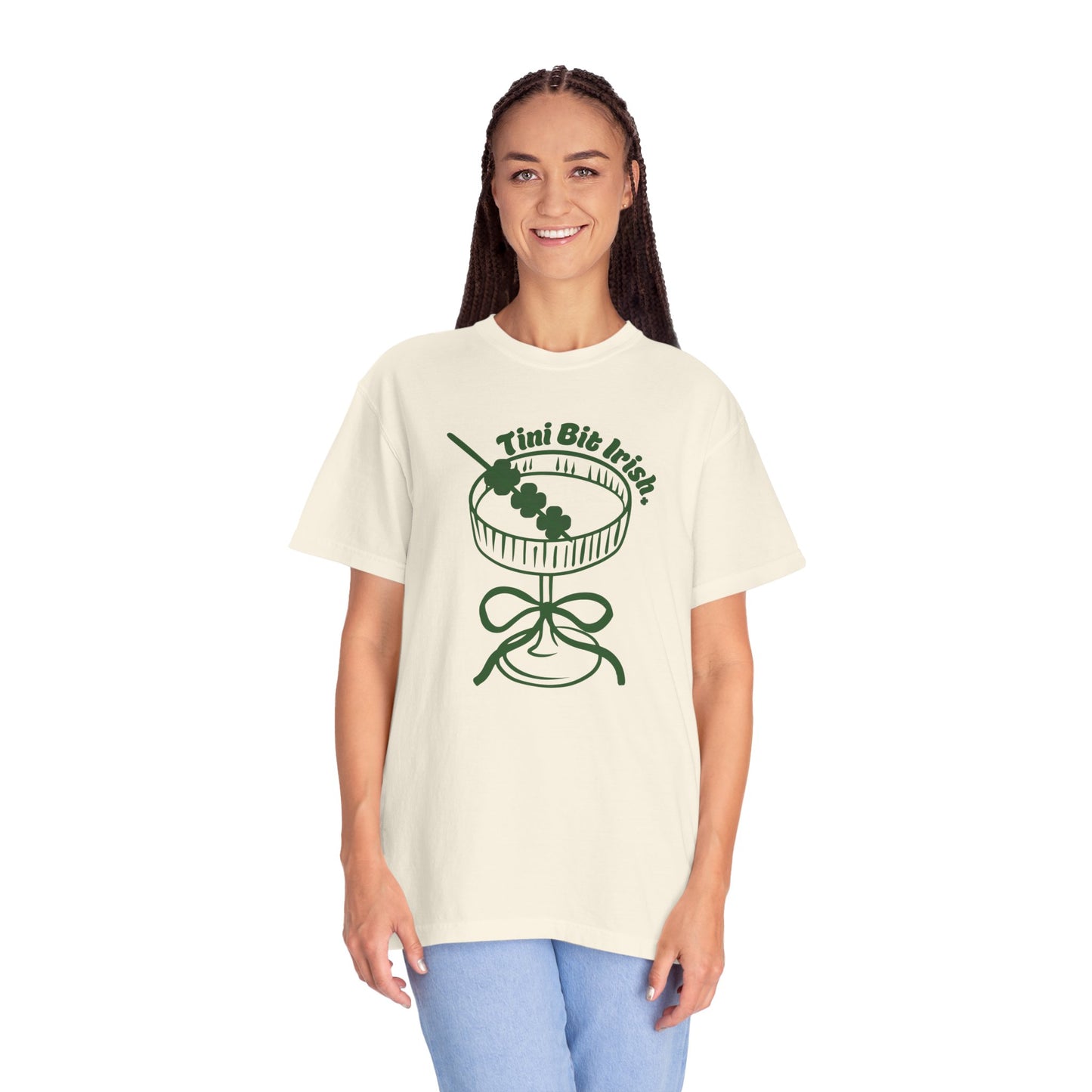 Tiny Bit Irish T-Shirt — Martini & Shamrock St. Patrick’s Day Tee