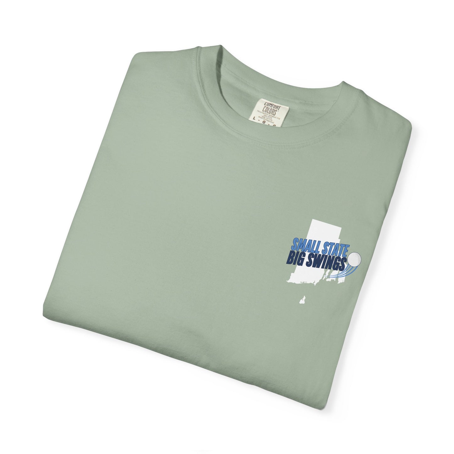 Small State Big Swings- Golfer Coastal Tee
