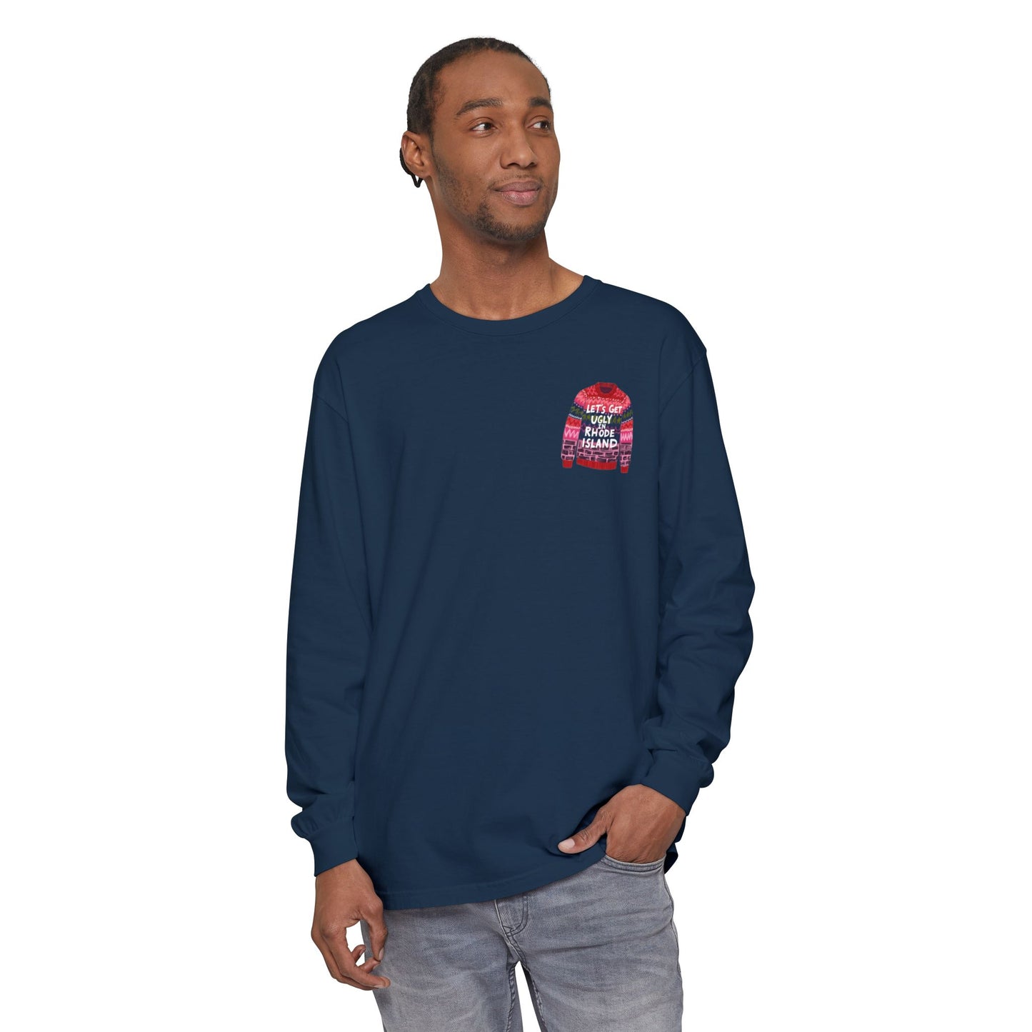 RI Ugly Sweater - Long Sleeve T-Shirt
