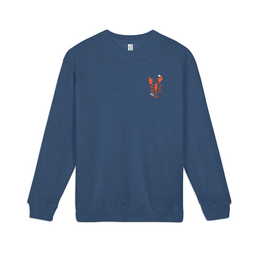 Embroidered Salty Quahog Lobster Knit Crewneck