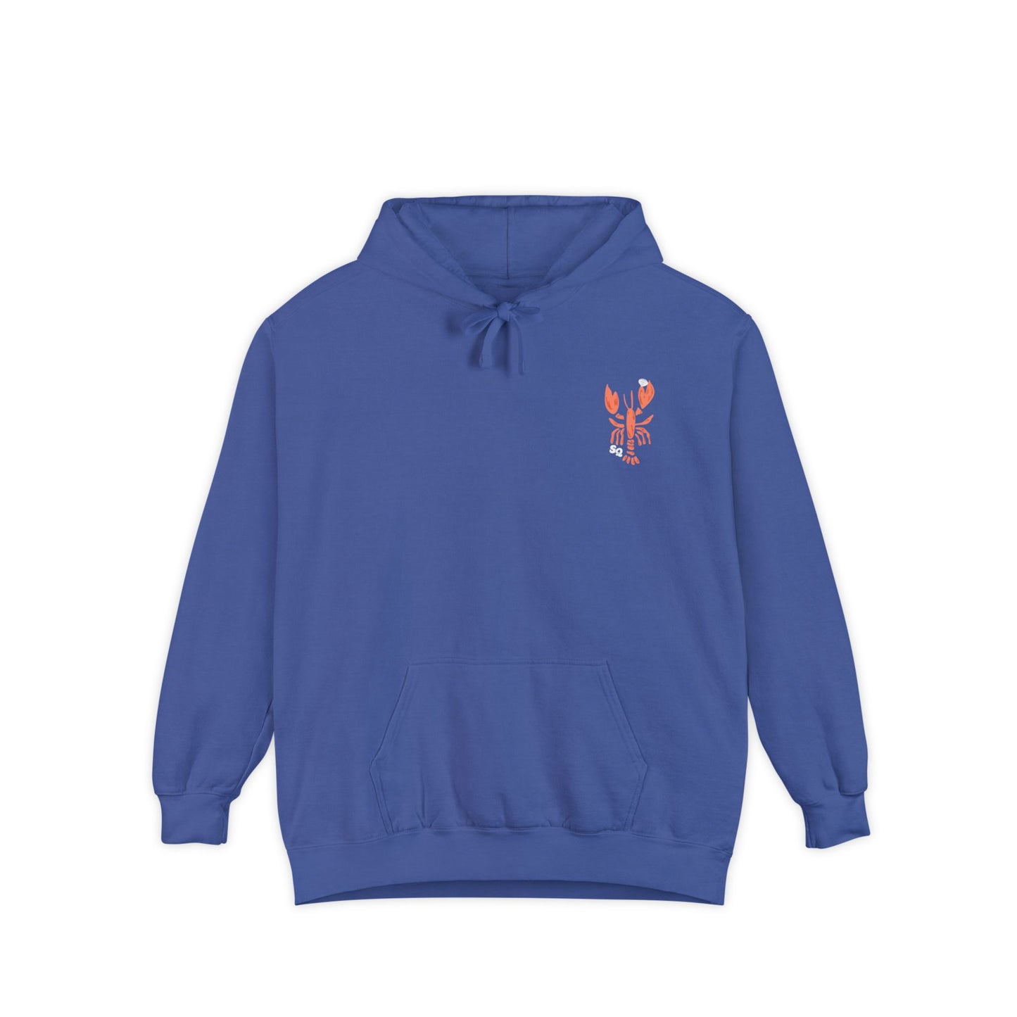 Salty Quahog Hoodie with logo on back